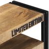 vidaXL TV Stand Mango Wood and Black