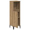 vidaXL Bathroom Cabinet Artisan Oak Engineered wood, metal