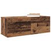 vidaXL Wall-Mounted Cabinet Old Wood 39.37 x 14.37 x 13.78 in