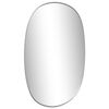 vidaXL Wall Mirror Silver Glass 19.7 x 13.8 in Wall mounting