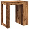vidaXL Bar Table Old wood Engineered wood Medium Bar Table Rectangular