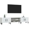 vidaXL TV Cabinet White Engineered wood Large TV Cabinet Rectangular