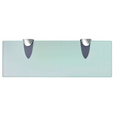 vidaXL Floating Shelf Glass 11.8"x3.9" 0.3"