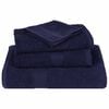 vidaXL Towel Set Navy Blue 100% Cotton Variety Set Towel Sets