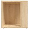 vidaXL Side Table Sonoma oak Engineered wood Compact Corner Table