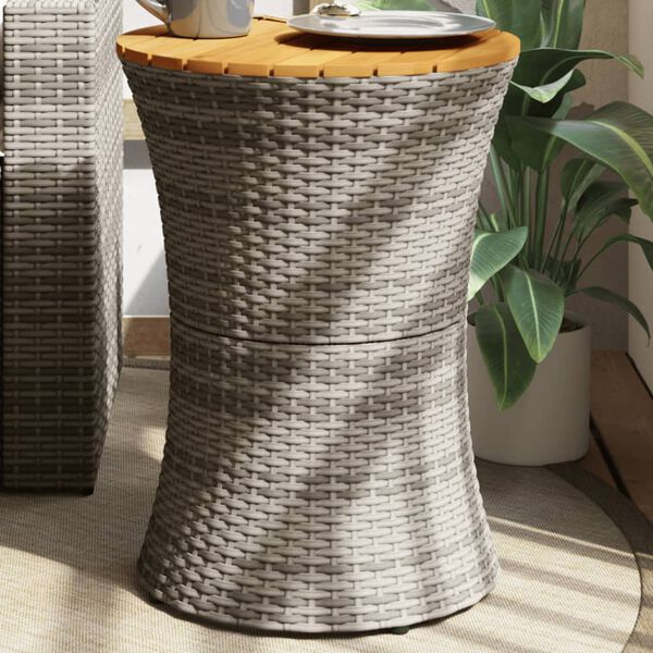 vidaXL Garden Side Table Grey