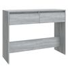 vidaXL Console Table Grey Sonoma Engineered Wood Medium Console Table