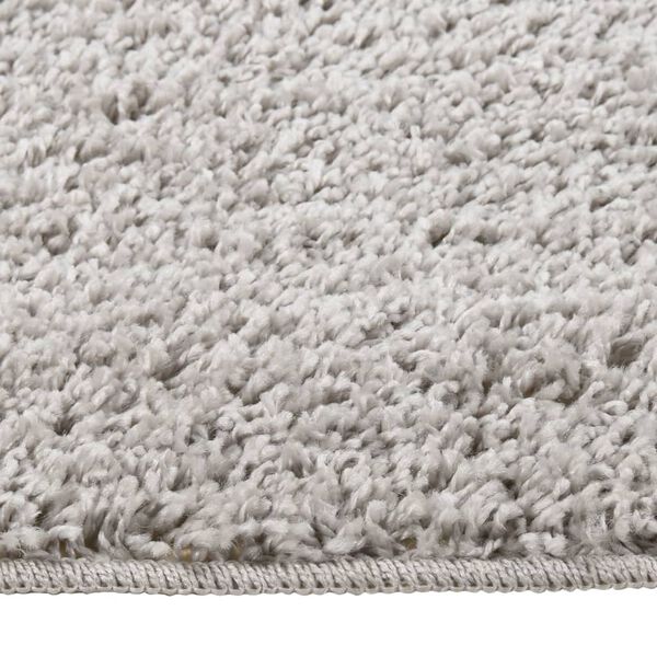 vidaXL Rug Light Gray Polypropylene 55.1 x 78.7 in Rug Rectangular