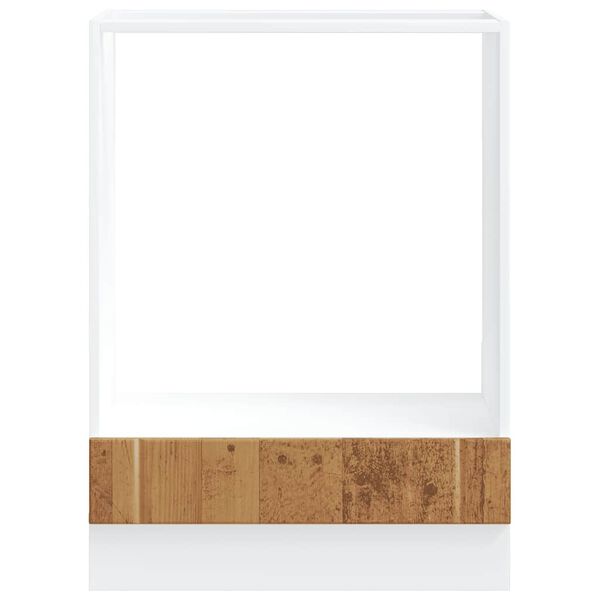 vidaXL Oven Cabinet Old wood Engineered wood Compact Oven Cabinet