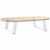 vidaXL Coffee Table Leg White Powder-coated steel 23.6x Adjustable Feet