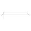 vidaXL Retractable Awning Light gray 137.80" x 98.43" fabric