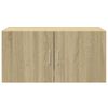 vidaXL Wall Cabinet Sonoma Oak Engineered Wood Medium Wall Cabinet