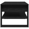 vidaXL Coffee Table Black Oak 40.16 x 21.65 x 17.72 in Engineered Wood