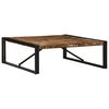 vidaXL Coffee Table Multicolor Solid reclaimed wood, powder-coated steel