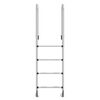 vidaXL Pool Ladder Silver 304 Stainless Steel Standard Pool Ladder
