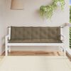 vidaXL Garden Bench Cushion Melange Taupe 100% Polyester