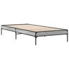 vidaXL Bed Frame Gray Sonoma Engineered Wood Single Durable Bed Frame