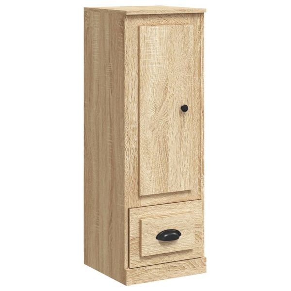 vidaXL Highboard Sonoma Oak Engineered wood 14x14.2x40.7 in Highboard