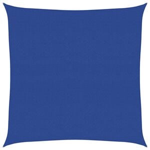 vidaXL Sunshade Sail 1.75 oz/ft&sup2; Square Blue 16.4x16.4' HDPE