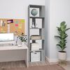 vidaXL Book Cabinet Grey Sonoma Engineered wood Tall Book Cabinet