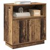 vidaXL LED Sideboard Old Wood 27.95 x 13.58 x 29.53 in Engineered Wood