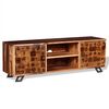 vidaXL TV Cabinet Brown Solid Acacia Wood Medium TV Cabinet