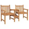 vidaXL Outdoor Chairs Brown 152 x 63 x 89 cm Solid teak wood