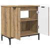 vidaXL Bathroom Furniture Set 2 pcs artisan oak Engineered wood