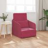 vidaXL Sofa Bed Wine Red 25.59 x 31.50 x 32.68 in Velvet