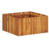 vidaXL Raised Bed Natural wood color Solid acacia wood Medium
