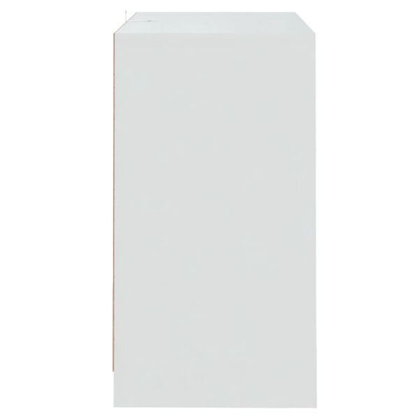 vidaXL Sideboard White 27.6"x16.1"x29.5" Engineered Wood