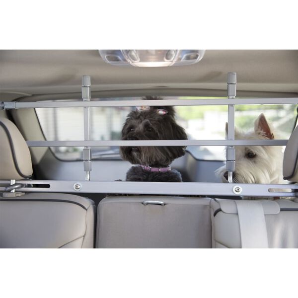 Worldwise Car Dog Guard Silver Aluminum Adjustable Adjustable Armrests