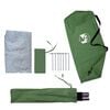 vidaXL Camping Tent 2-Person Green Waterproof