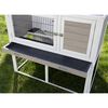 Kerbl Rodent House White Wood Large Doors Rabbit Hutch Rectangular
