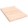 vidaXL Bathroom Countertop 15.7x23.6x0.8" Untreated Solid Wood