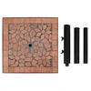 vidaXL Parasol Base Terracotta Powder-coated iron, ceramic Medium