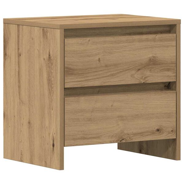 vidaXL Bedside Cabinet Artisan Oak 17.72 x 13.39 x 17.52 in