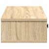 vidaXL Wall Shelf Sonoma oak Engineered wood 39.4 x 14.8 x 7.5 in