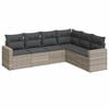 vidaXL Garden Sofa Set Light Grey, Dark Grey