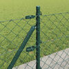 vidaXL Fence Post Green 82.02 x 1.97 ft (2.36 x 2.36 in mesh)