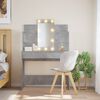 vidaXL Dressing Table Concrete grey Engineered wood Medium