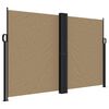 vidaXL Retractable Side Awning Taupe