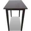 vidaXL Bar Table Brown