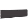 vidaXL Lawn Edgings 20 pcs Black 9.8x40.6" Cold-rolled Steel