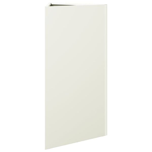 vidaXL Garden Planter White Steel Large Durable Garden Planter