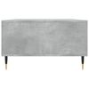 vidaXL Coffee Table Concrete Grey Engineered Wood, Iron Medium
