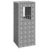vidaXL Gabion Basket Post 15.7"x15.7"x39.4" Iron