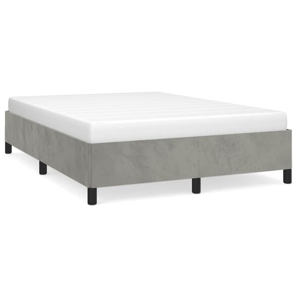 vidaXL Bed Frame Light Gray
