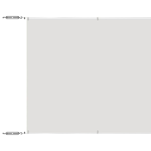 vidaXL Vertical Awning White Oxford fabric (100% polyester)