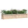 vidaXL Garden Planter Set of 2 Pine Solid pine wood Large